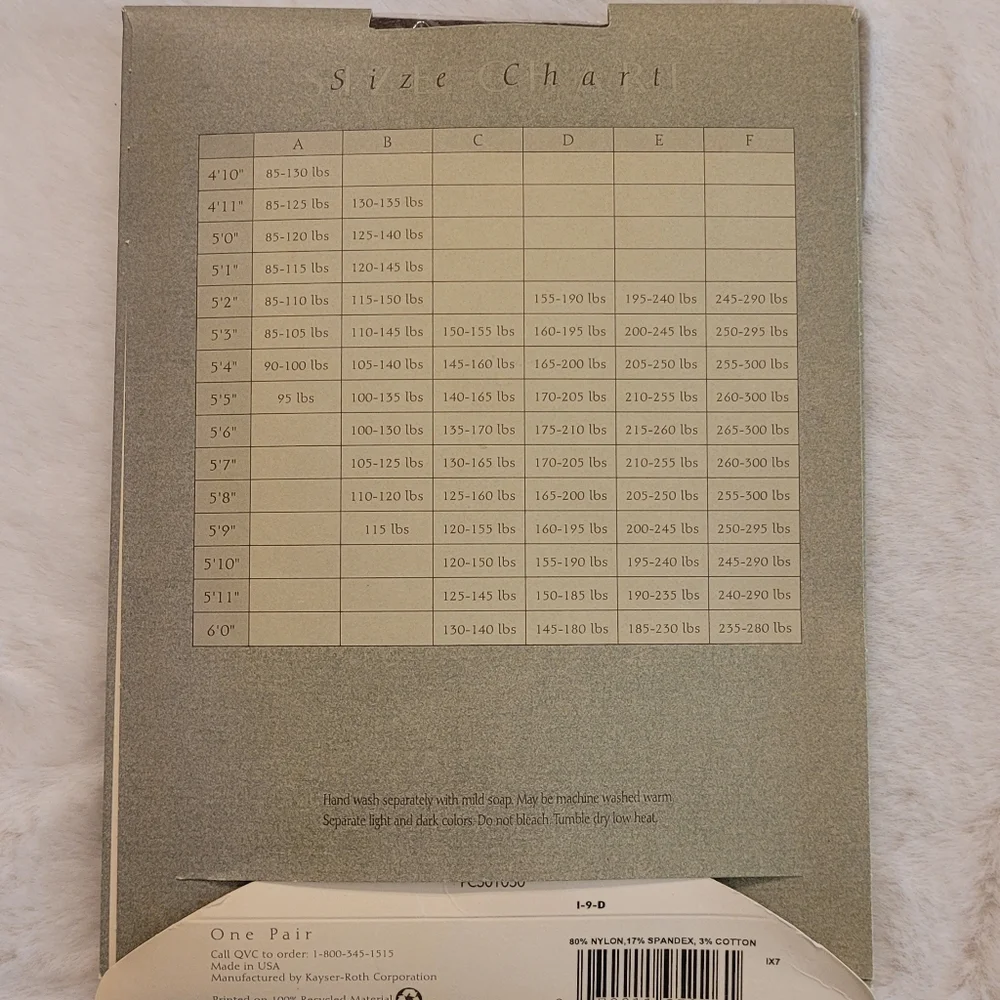 Legacy Legwear Body Shaper Pantyhose Size B Color Chestnut New In Box